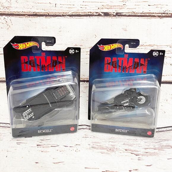 HOTWHEELS The Batman Batmobile & Batcycle - Picture 1 of 3